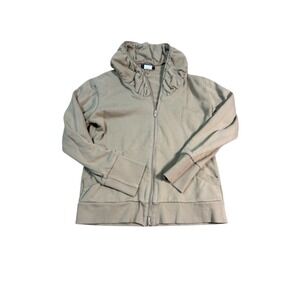 Citron Santa‎ Monica Jacket Women's  Small Beige Full Zip Sweatshirt Jersey